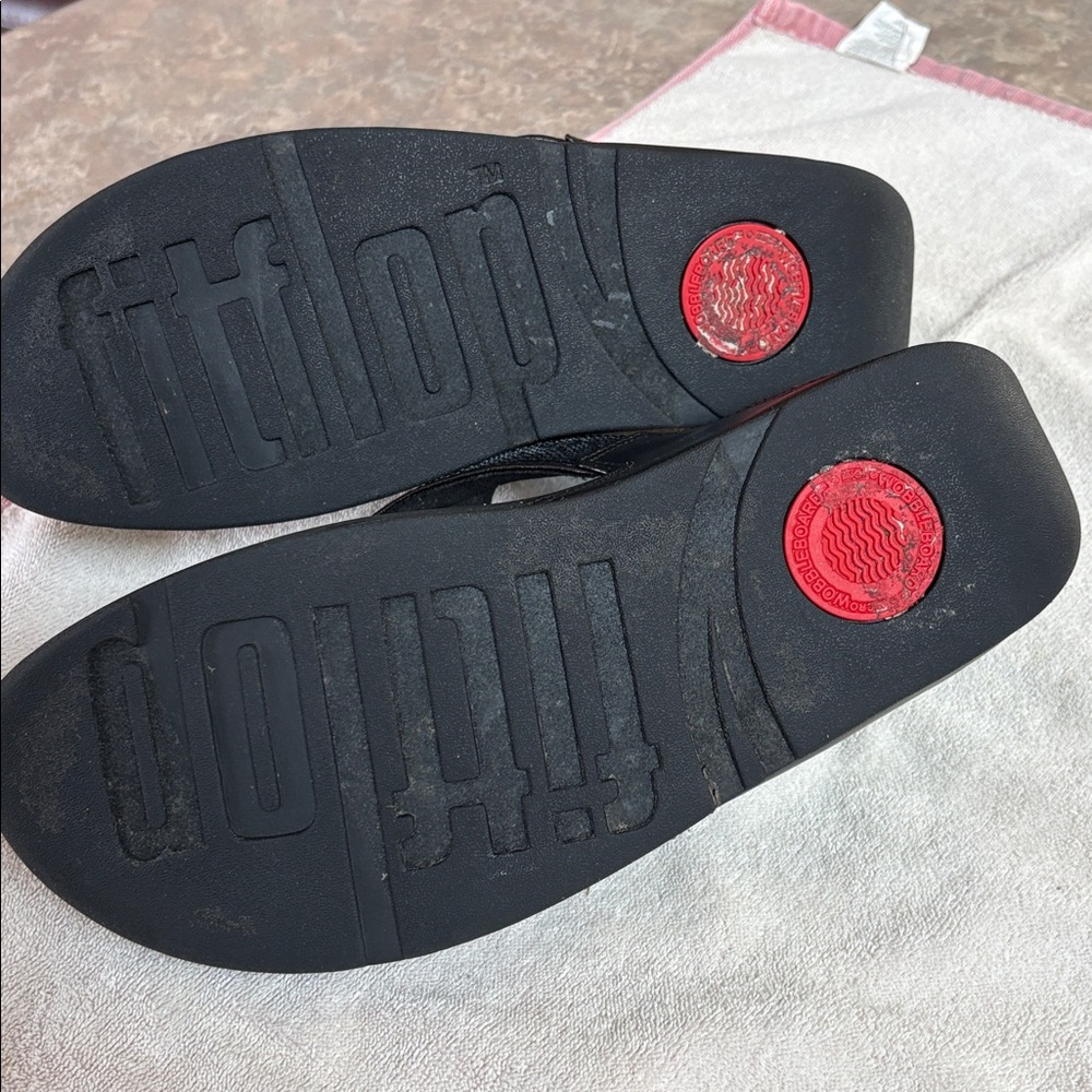 Wobbleboatd Fitflop women’s glitter size 10 - Picture 3 of 3